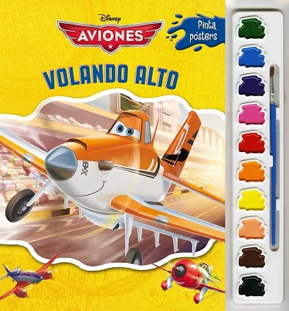 Aviones. Pinta pósters con acuarelas