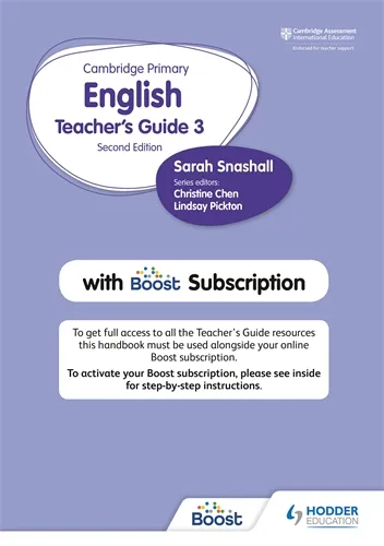 CAMBRIDGE PRIMARY ENGLISH TEACHER'S GUIDE STAGE 3 WITH BOOST SUBSCRIPTION SECOND EDITION