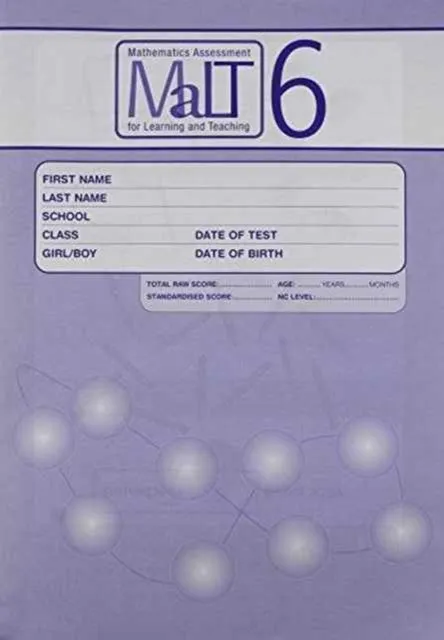 MALT TEST 6 PK10 (MATHEMATICS ASSESSMENT FOR LEARNING AND TEACHING)