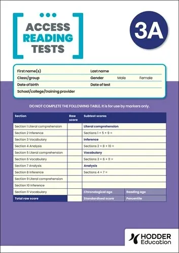 NEW ACCESS READING TEST (ART) 3A, PK10