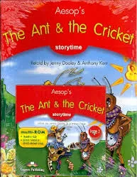 THE ANT AND THE CRICKET PB + AUDIO CD/DVD
