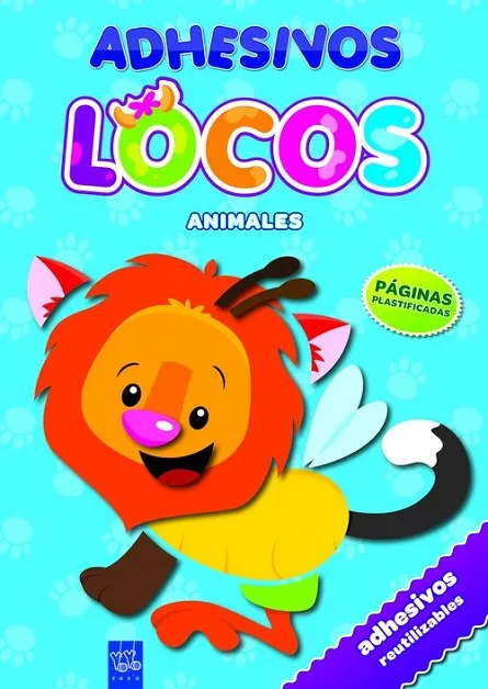 Adhesivos locos. Animales