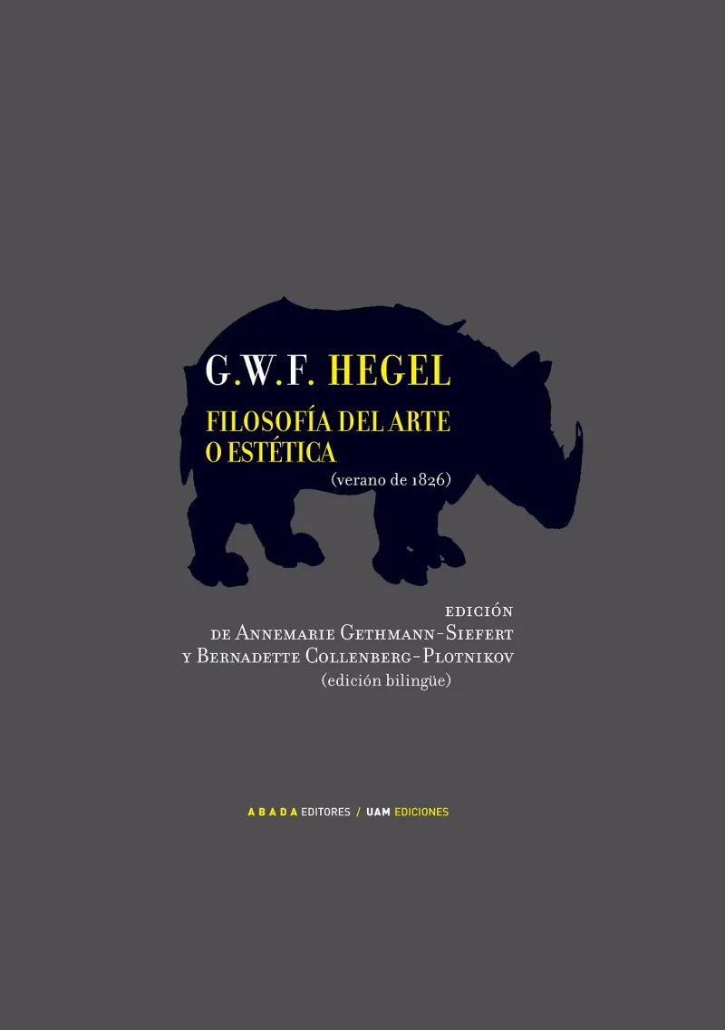 Filosofía del arte o Estética (verano de 1826)