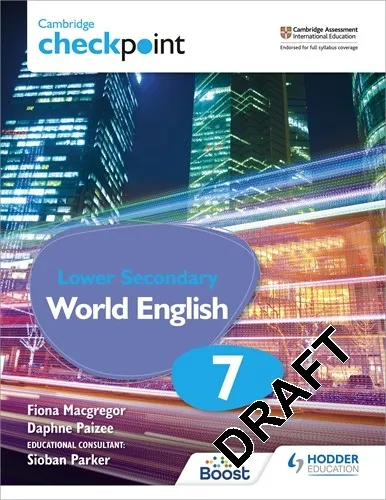CAMBRIDGE CHECKPOINT LOWER SECONDARY ENGLISH STUDENT'S BOOK 7-DIGITAL