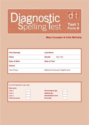 DIAGNOSTIC SPELLING TESTS: TEST 1, FORM B PK10