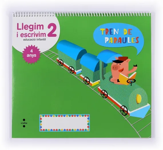 Llegim i escrivim 2. Educació infantil, 4 anys. Tren de paraules