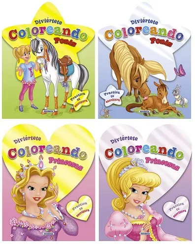 Diviértete coloreando (4 títulos)