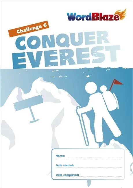 WORDBLAZE CHALLENGE 6 - CONQUER EVEREST (10 COPY PACK)