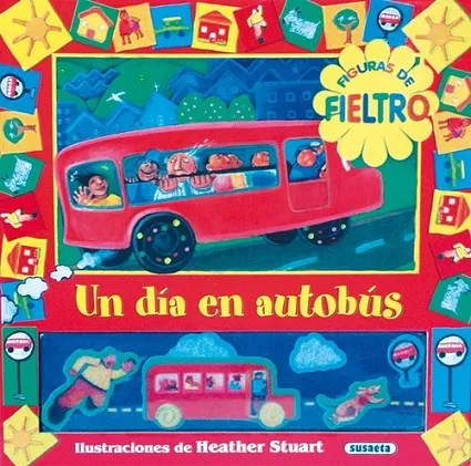 Figuras de fieltro. Un día en autobús