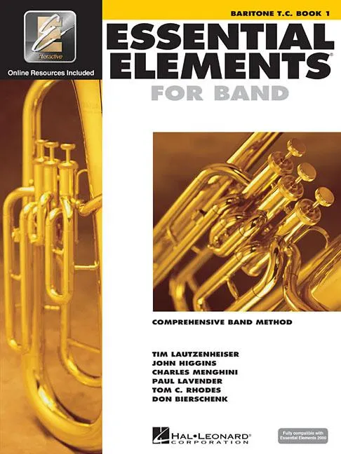 ESSENTIAL ELEMENTS FOR BAND - BARITONE T.C. BOOK 1 WITH EEI