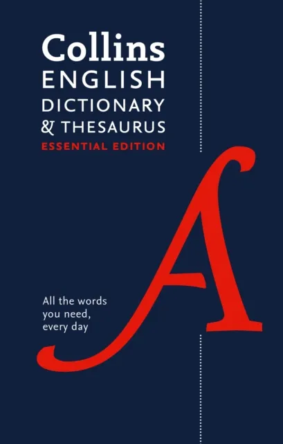 COLLINS ESSENTIAL ENGLISH DICTIONARY AND THESAURUS HB 2ND