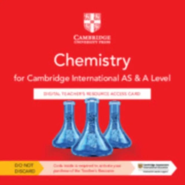 CAMBRIDGE INTERNATIONAL AS & A LEVEL CHEMISTRY DIGITAL TEACHER'S RESOURCE ACCESS CARD-DIGITAL