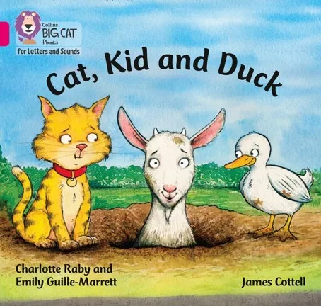 CAT, KID AND DUCK (SET 2)-FICTION-PINK - BAND1B