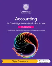 CAMBRIDGE INTERNATIONAL AS & A LEVEL ACCOUNTING DIGITAL COURSEBOOK-DIGITAL