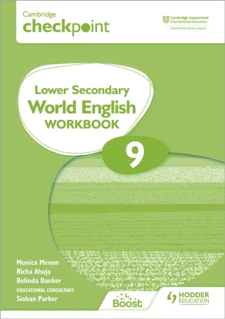 CAMBRIDGE CHECKPOINT LOWER SECONDARY WORLD ENGLISH WORKBOOK 9