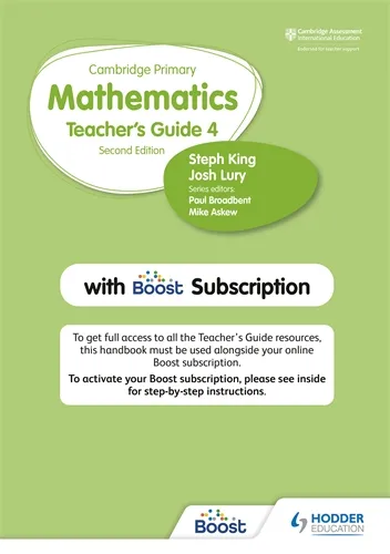 CAMBRIDGE PRIMARY MATHEMATICS TEACHER'S GUIDE STAGE 4 WITH BOOST SUBSCRIPTION