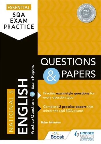 ESSENTIAL SQA EXAM PRACTICE: NATIONAL 5 ENGLISH QUESTIONS AND PAPERS-DIGITAL