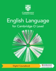 CAMBRIDGE O LEVEL ENGLISH LANGUAGE COURSEBOOK (2 YEARS)-DIGITAL