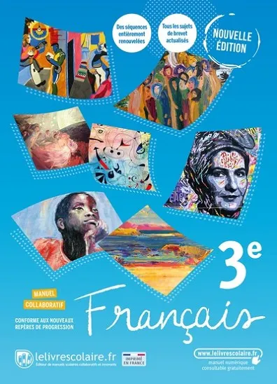 FRANÇAIS 3E, MANUEL PAPIER, ÉDITION 2021