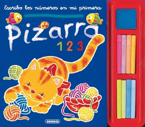 Escribo los números en mi primera pizarra