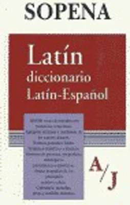 D.EL LATIN-ESPAÑOL, ESPAÑOL-LATIN 3 V.