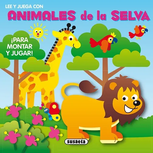 Lee y juega con animales de la selva ¡Para montar y jugar!