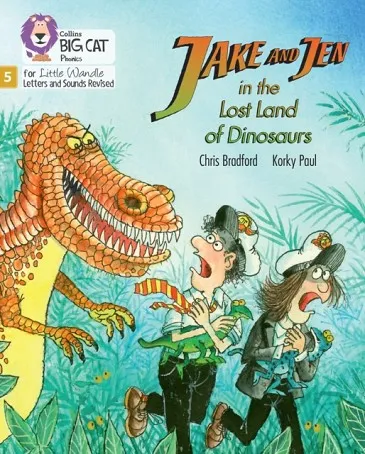 JAKE AND JEN IN THE LOST LAND OF DINOSAURS (STRETCH AND CHALLENGE) (SET 4)-FICTION-PHASE 5