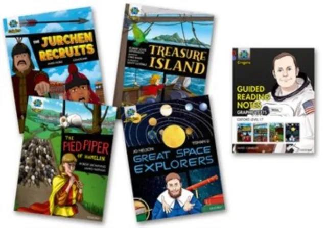 PROJECT X ORIGINS GRAPHIC TEXTS: DARK RED BOOK BAND, OXFORD LEVEL 17: MIXED PACK OF 4