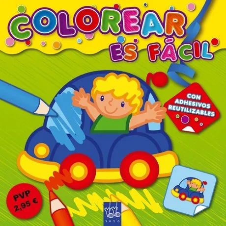 Colorear es fácil verde 2
