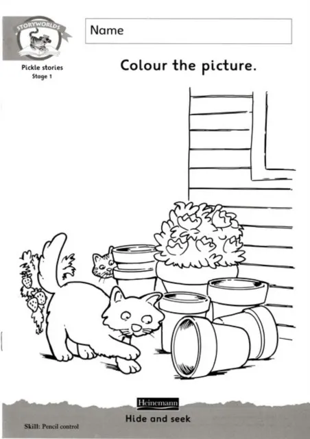 STORYWORLDS RECEPTION/P1 STAGE 1, ANIMAL WORLD, WORKBOOK (8 PACK)