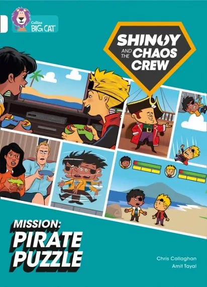 SHINOY AND THE CHAOS CREW - MISSION: PIRATE PUZZLE (GRAPHIC NOVEL) -FICTION-WHITE - BAND 10