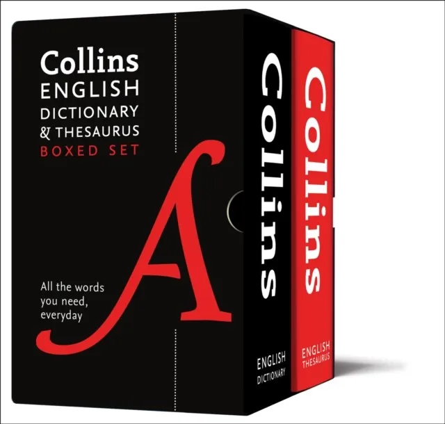 COLLINS ENGLISH DICTIONARY AND THESAURUS BOXED SET