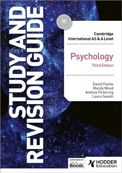 CAMBRIDGE INTERNATIONAL AS/A LEVEL PSYCHOLOGY STUDY AND REVISION GUIDE THIRD EDITION