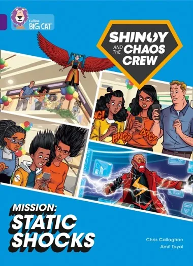 SHINOY AND THE CHAOS CREW - MISSION: STATIC SHOCKS (GRAPHIC NOVEL) -FICTION-PURPLE - BAND 8