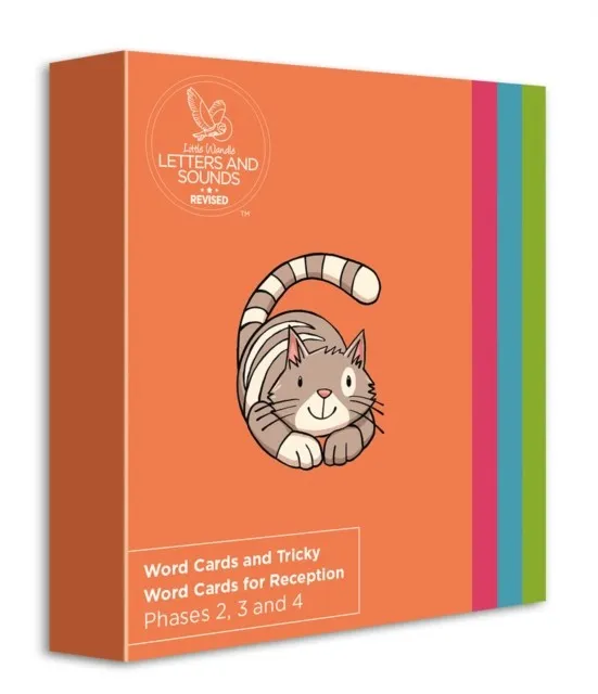 WORD CARDS AND TRICKY WORD CARDSFOR RECEPTION (READY-TO-USE CARDS): PHASES 2, 3 AND 4 -CLASSROOM RESOURCES