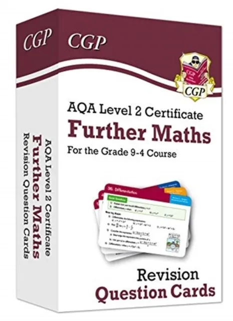 AQA LEVEL 2 CERTIFICATE: FURTHER MATHS - REVISION QUESTION CARDS