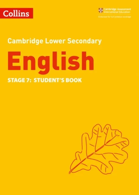 CAMBRIDGE LOWER SECONDARY ENGLISH STAGE 7: STUDENT’S BOOK 2ND