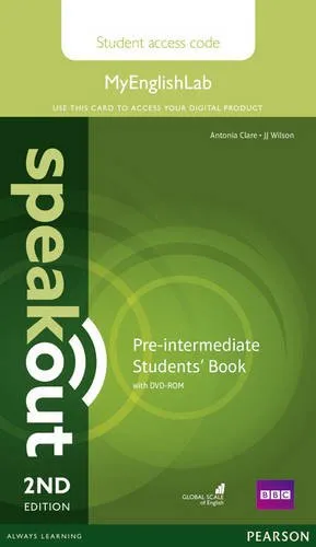 SPEAKOUT PRE-INTERMEDIATE 2ND EDITION MYENGLISHLAB STUDENT ACCESS CARD (STANDALONE)