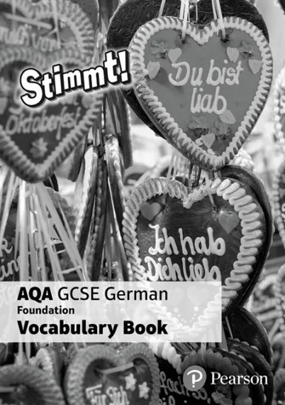 STIMMT! AQA GCSE GERMAN FOUNDATION VOCABULARY BOOK PACK
