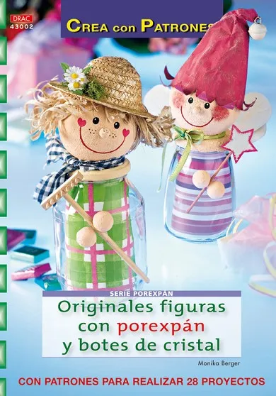 Serie Porexpán nº 2. ORIGINALES FIGURAS CON POREXPÁN Y BOTES DE CRISTAL