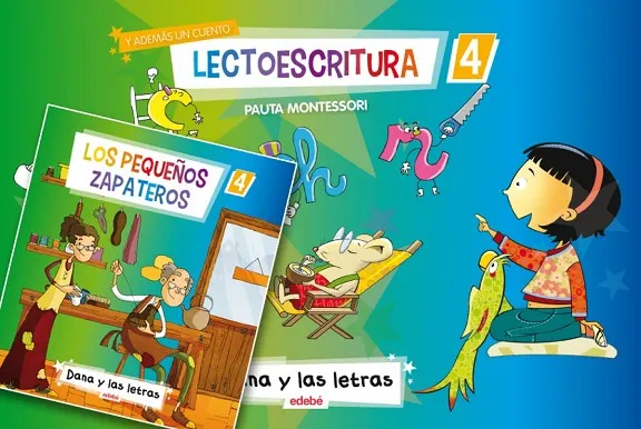 LECTOESCRITURA 4 MONTESSORI (CAS) CUADERNO COMPLEM