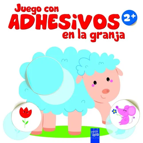 Juego con adhesivos en la granja +2. Oveja