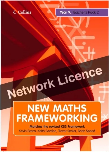 COLLINS MATHS FRAMEWORKING YEAR 9 TEACHER'S GUIDE BOOK 2 (LEVELS 5–7): NETWORK LICENCE (DOWNLOAD 2ND EDITION) *DIGITAL*
