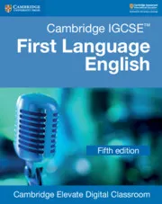 CAMBRIDGE IGCSE™ FIRST LANGUAGE ENGLISH DIGITAL CLASSROOM (1 YEAR SITE LICENCE)-DIGITAL