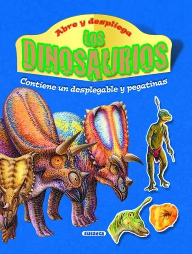 Abre y despliega los dinosaurios