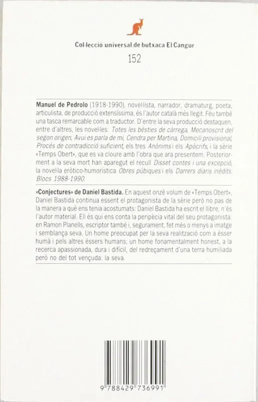 CONJECTURES DE DANIEL BASTIDA
