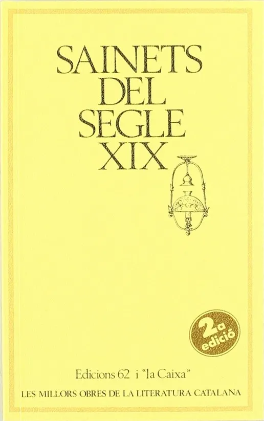 SAINETS DEL SEGLE XIX