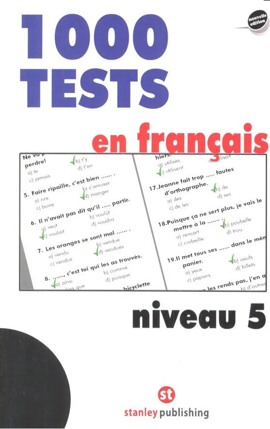 TESTS EN FRANÇAIS NIVEAU 5