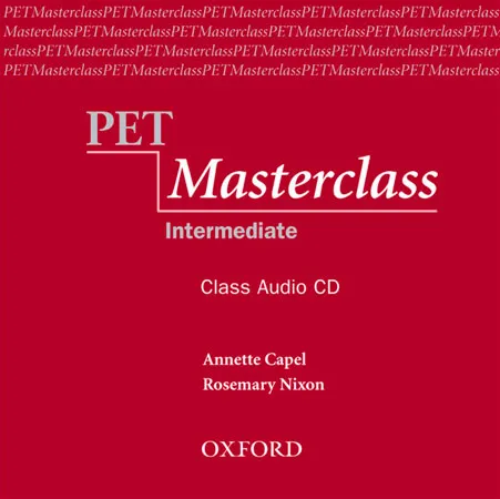 PET MASTERCLASS CLASS CD