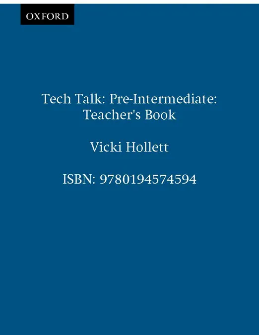 TECH TALK PRE-INTERMEDIATE TB